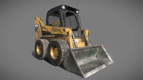 ghel skid steer 3d model